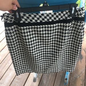 Alfani houndstooth skirt